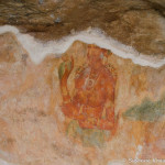 Das Foto zeigt die Wolkenmädchen von Sigiriya